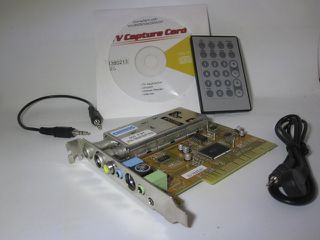 Κάρτα τηλεόρασης Chronos Video Shuttle 2 Capture Tv Tuner Card + Τηλεχειριστήριο+ Καλώδια+ Οδηγίες (OEM)
