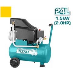 Αεροσυμπιεστής Λαδιού TOTAL 1.5kW / 2HP / 24Lit ( TC1202411 )