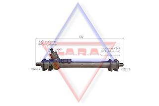ΚΡΕΜΑΓΙΕΡΑ ΙΤΑΛΙΑΣ VW GOLF II - JETTA ΙΙ+ΙΙΙ - PASSAT mm1226 LARA 400013