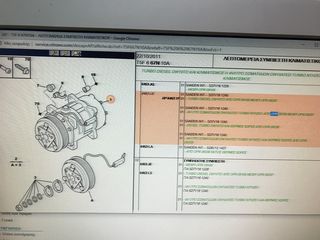 CITROEN PEUGEOT ΣΥΜΠΙΕΣΤΗΣ A/C  DIESEL ΓΝΗΣΙΟ-thumb-1