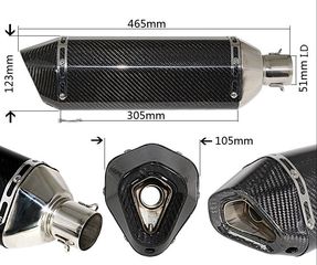 ΤΕΛΙΚO ΕΞΑΤΜΙΣΗΣ ΜΑΖΙ ΜΕ ΛΑΙΜΟYΣ ΓΙΑ KTM DUKE 390 - DUKE 125 - DUKE 200 - DUKE 250 - RC 390 ΜΕ ΟΛΑ ΤΑ ΠΑΡΕΛΚΟΜΕΝΑ-thumb-5