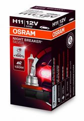 OSRAM H11 12V 55W PGJ19-2 NIGHT BREAKER® SILVER 100% ΠΕΡΙΣΣΟΤΕΡΟ ΦΩΣ (64211NBS) 1τμχ