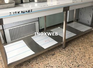 INOXWEB 2027-ΤΡΑΠΕΖΙ ΕΡΓΑΣΙΑΣ 210Χ70Χ87
