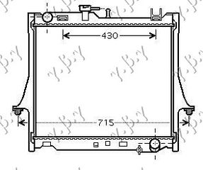 ΨΥΓΕΙΟ 2 4-3 5-3 0DiTD ΑΥΤ (47,5x59x2,5)  για ISUZU P/U D-MAX 07-13