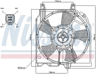 ΒΕΝΤΙΛΑΤΕΡ A/C ΚΟΜΠΛΕ (ΒΕΝΖΙΝΗ)  για NISSAN PRIMERA (P11) 99-01