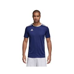 Adidas Entrada 18 Jersey Ανδρικό Αθλητικό T-shirt Κοντομάνικο Navy Μπλε CF1036