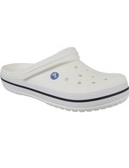 Crocs Crocband Ανατομικά Σαμπό Λευκά 11016-100