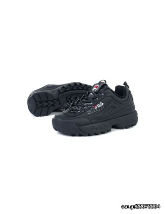 Fila Disruptor Low Γυναικεία Chunky Sneakers Μαύρα 1010302-12V