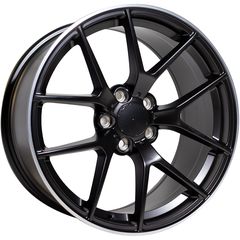 REPLICA ΖΑΝΤΕΣ MERCEDES 933 18X8-9 ET40/45 5-112 MATTE BLACK MACHINED LIP