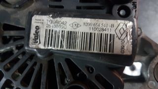 ΔΥΝΑΜΟ VALEO 90A/12V  RENAULT  CLIO III-IV (06/2005-2019) - MODUS/GRAND MODUS (12/2004-12/2012) - TWINGO II (03/2007-2014) - WIND (07/2010-06/2013) ΚΩΔ. 8200 654 541-B  ,  2543509C-thumb-5