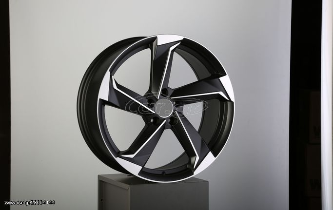 REPLICA ΖΑΝΤΕΣ AUDI 5185 18X8 ET45 5-112 MATTE BLACK MACHINED FACED