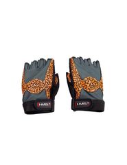 Gloves for the gym Oragne Gray W HMS RST03 rS
