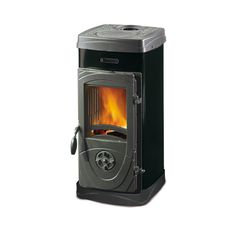 Σόμπα Ξύλου La Nordica Super Junior 5kW - Μαύρη - Μαύρο