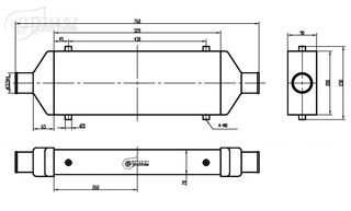 Intercooler 520x197x90 Boost Products-thumb-3