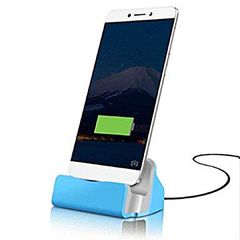 Φορτιστής charge + sync dock micro 5p connect for Samsung, LG, HTC SKY ETC (blue ) (OEM)