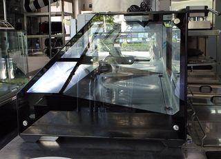 Βιτρίνα Θερμαινόμενη Επιτραπέζια 110x70x52Cm - Καινούργια.-thumb-5