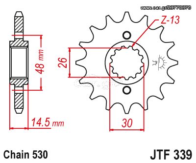 ΓΡΑΝΑΖΙ ΕΜΠΡΟΣ JT HONDA CBR 1100 XX VFR 800  JTF 339-17