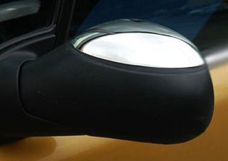 Omtec Καπάκια Καθρεπτών Χρωμίου Μεταλλικά 2τμχ Citroen C2 HB 3D 2003-2009/C3/Peugeot 206/1007