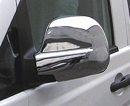 Omtec Μεταλλικά Καπάκια Καθρεφτών Mercedes Vito/W639 Van 2003-2010 Χρώμιο 2τμχ