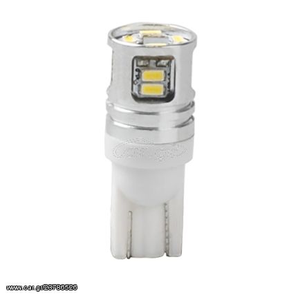 W5W T10 12V W2.1x9.5d 2,2W 10xSMD3014 Led Osram Opto Λευκο Blister 2ΤΕΜ.