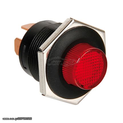 Lampa Button Switch with Red Led 45538