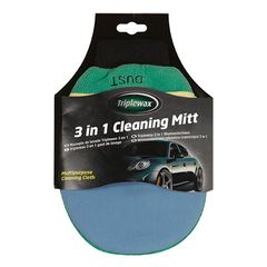 Car Plan 3in1 Cleaning Mitt Συνθετικό Πανί Καθαρισμού Αυτοκινήτου