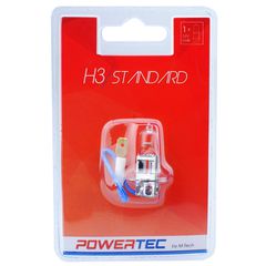 Λαμπάκι Αλογόνου H3 12V 60/55W PK22sPOWERTEC Standard Αλογονου 1ΤΕΜ.