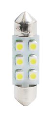 M-Tech C5W/C10W Festoon 6 SMD 3528 Green 12V 1τμχ