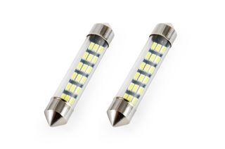 Λαμπακια Πλαφονιερας Standard Festoon C5W 41mm - 12V - 0,7W - 5600K - 18LED (ΛΕΥΚΟ/ΨΥΧΡΟ) - 2 ΤΕΜ.