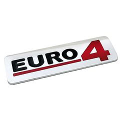 Lampa Αυτοκόλλητο Σήμα Αυτοκινήτου Χρωμίου 3D Euro 4