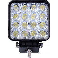 Προβολεας Working Lights 10-32V 48W 2500lm 16x3W Osram Led Τετραγωνος 110x60x142mm M-TECH