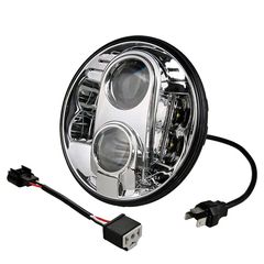 Φαναρι Στρογγυλο 7 Ιντσων ME 8LED Cree (XML-10W) 9-36V 6000-6500K Chrome