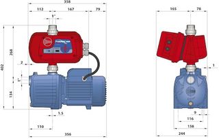 ΠΙΕΣΤΙΚΟ PEDROLLO INVERTER 1,5HP TS-5CP 100 ΜΕ ΗΛΕΚΤΡΟΝΙΚΟ ΕΛΕΓΚΤΗ ΡΟΗΣ TISSEL ' 100-thumb-1