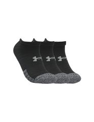Under Armour HeatGear No Show Socks 3-Pack 1346755-001