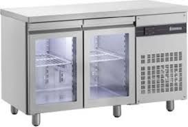 Ψυγείο Πάγκος Στενό 2 Πόρτες με Τζάμι Συντήρηση Inomak PMR 99/GL Inox Επαγγελματικό. Ποιότητα και Τιμή Stockinox.