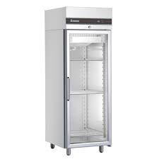 Ψυγείο Θάλαμος με το νέο φρέον R290 1 Πόρτα με Τζάμι Συντήρηση Inomak CAP 172/GL Inox Επαγγελματικό.