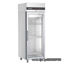 Ψυγείο Θάλαμος με το νέο φρέον R290 1 Πόρτα με Τζάμι Συντήρηση Inomak CAP 172/GL Inox Επαγγελματικό.