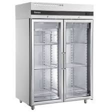 Ψυγείο Θάλαμος Κατάψυξη 2 Πόρτες με Τζάμι Inomak CFS 2144/GL Inox Επαγγελματικό. Ποιότητα και τιμή Stockinox.
