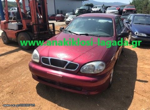 DAEWOO LANOS 1.3 ΜΕ ΤΥΠΟ(A13SMS)  ΓΙΑ ΑΝΤΑΛΛΑΚΤΙΚΑ www.anakiklosi-lagada.gr