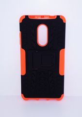 ΘΗΚΗ ΣΙΛΙΚΟΝΗΣ ΣΚΛΗΡΗ ΜΕ ΒΑΣΗ ΓΙΑ XIAOMI REDMI NOTE 4X ΠΟΡΤΟΚΑΛΙ