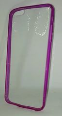 Θήκη TPU Gel για Apple iPhone 6 Plus Clear purple (ΟΕΜ)