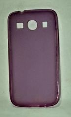 Θήκη TPU για Samsung Galaxy Core 2 Διάφανη Μοβ (ΟΕΜ)