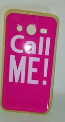 Θήκη TPU για Samsung Galaxy Core 2 Pink Call me (ΟΕΜ)