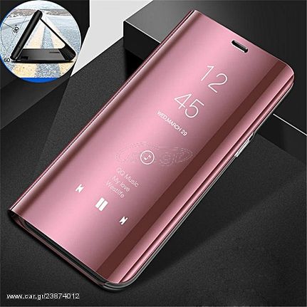 Θήκη Clear View για Samsung Galaxy S6 Pink (ΟΕΜ)