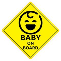 Σήμα Μωρό Στο Αυτοκίνητο Αντιστατικό 