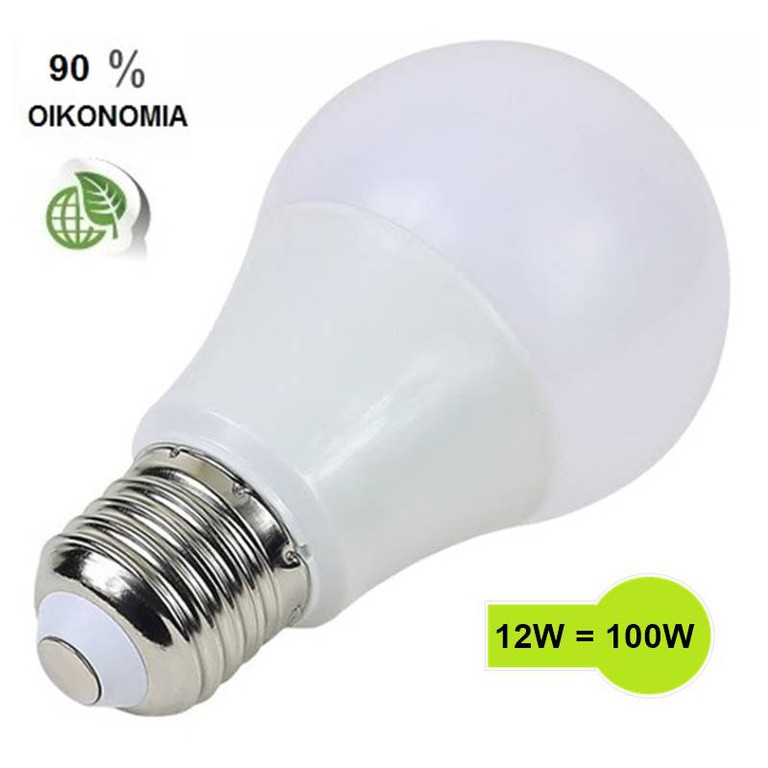 Λάμπα LED E27 12W 1055 Lumen Φώς Ημέρας