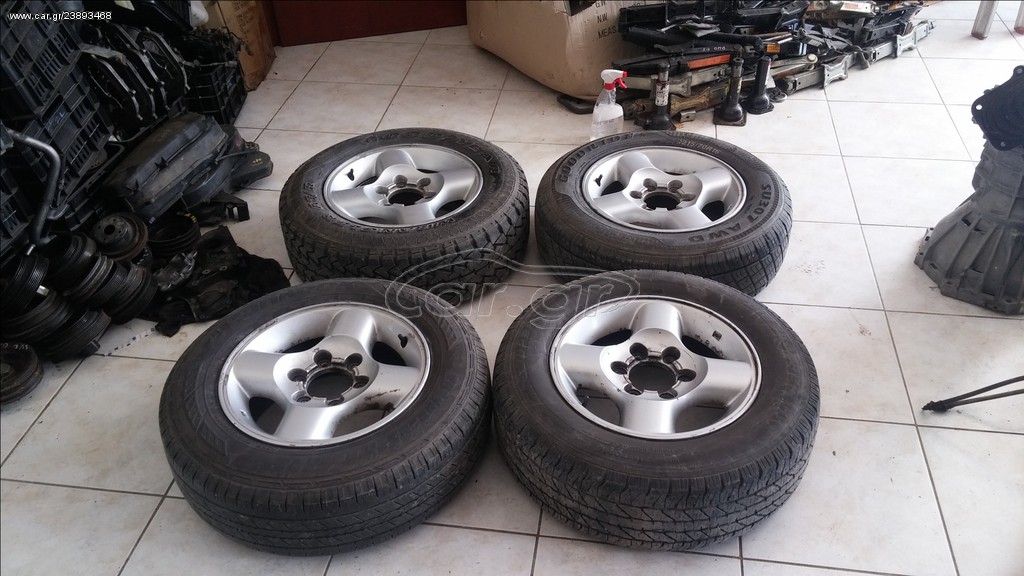 ΖΑΝΤΟΛΑΣΤΙΧΑ ΑΛΟΥΜΙΝΙΟΥ NISSAN NAVARA YD25 133HP 16R