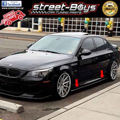 EXTENSION ΜΑΡΣΠΙΕ SET ΠΛΑΪΝΑ SPOILER BMW E60 |  StreetBoys - Car Tuning Shop