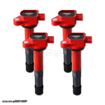 MSD Blaster Coil for Honda/Acura K20 and K24 Red , 4-Pack