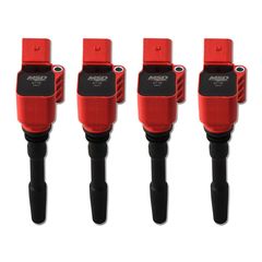 MSD Blaster Coil for VW / Audi 4 Cylinder (13-18), Red, 4-Pack